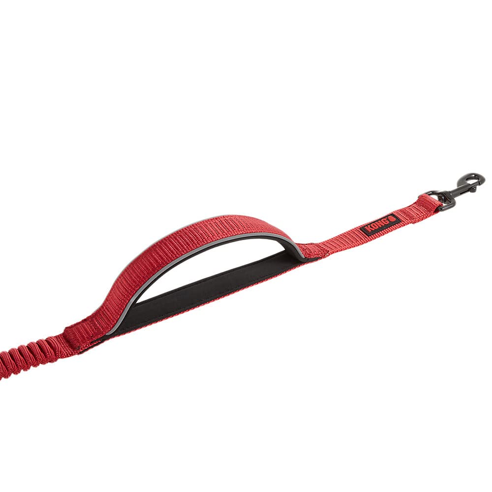 KONG neoprene-lined handles provide comfortable grip during long walks.