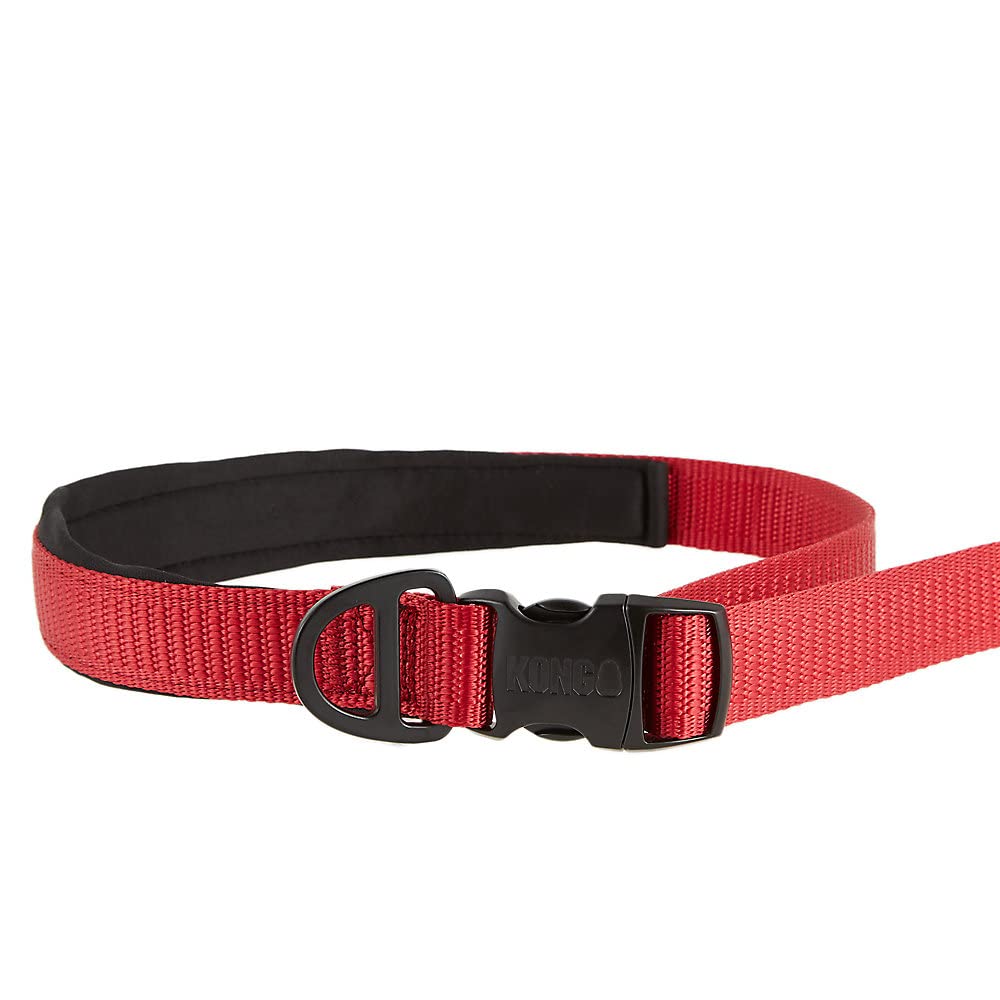 KONG padded neoprene grip offers comfortable hand feel during long walks.