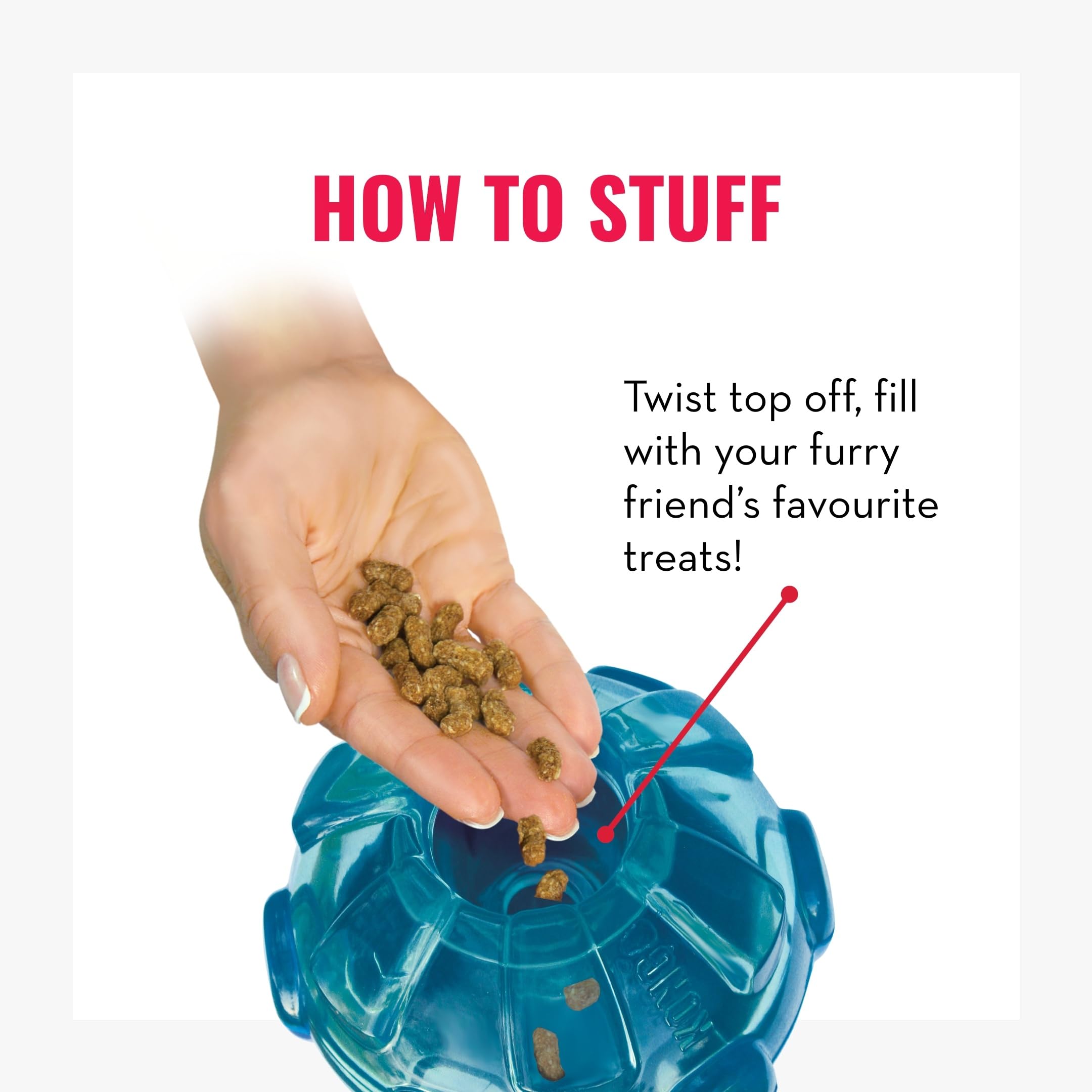 KONG Rewards Ball LG slow-feeding option supports weight-management routines.