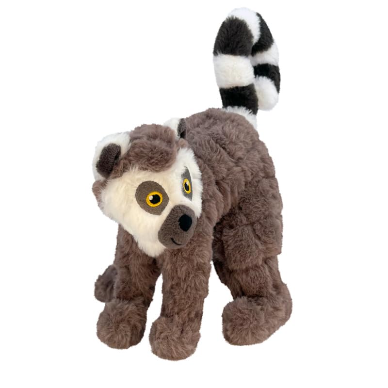 KONG Scampers Lemur, cuerpo acolchado, suave para abrazar.