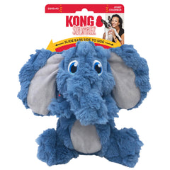 KONG Scrumplez Elephant Md ideal for gentle indoor play sessions