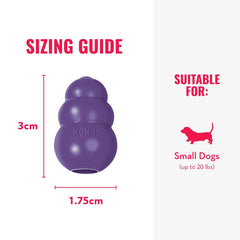 KONG Senior toy shows an erratic bounce for engaging fetch with small dogs.