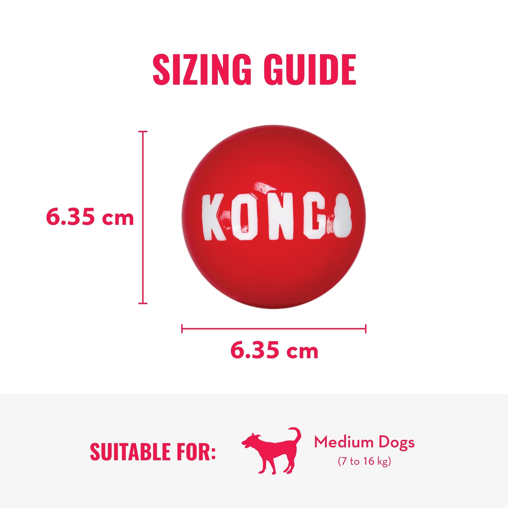 KONG Signature Assorted Balls medium size versatile for many dogs