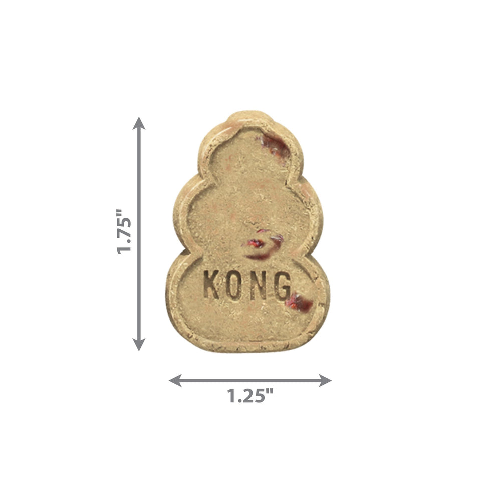 KONG Snacks puppy flavor suggests gentle treat for puppies or sensitive mouths.