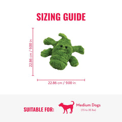 KONG SqueakAir Balls three-pack in action for engaging fetch sessions.