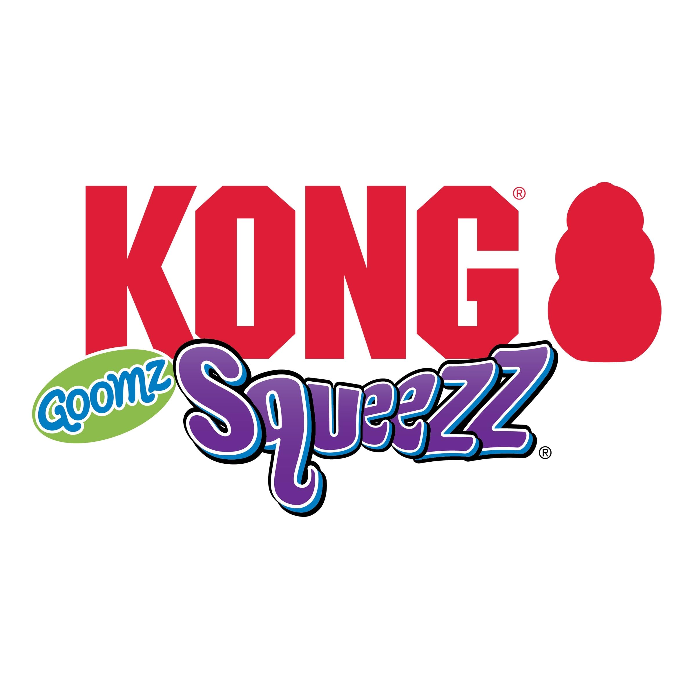 KONG Squeezz Goomz Football Lg, perfecto para sesiones al aire libre