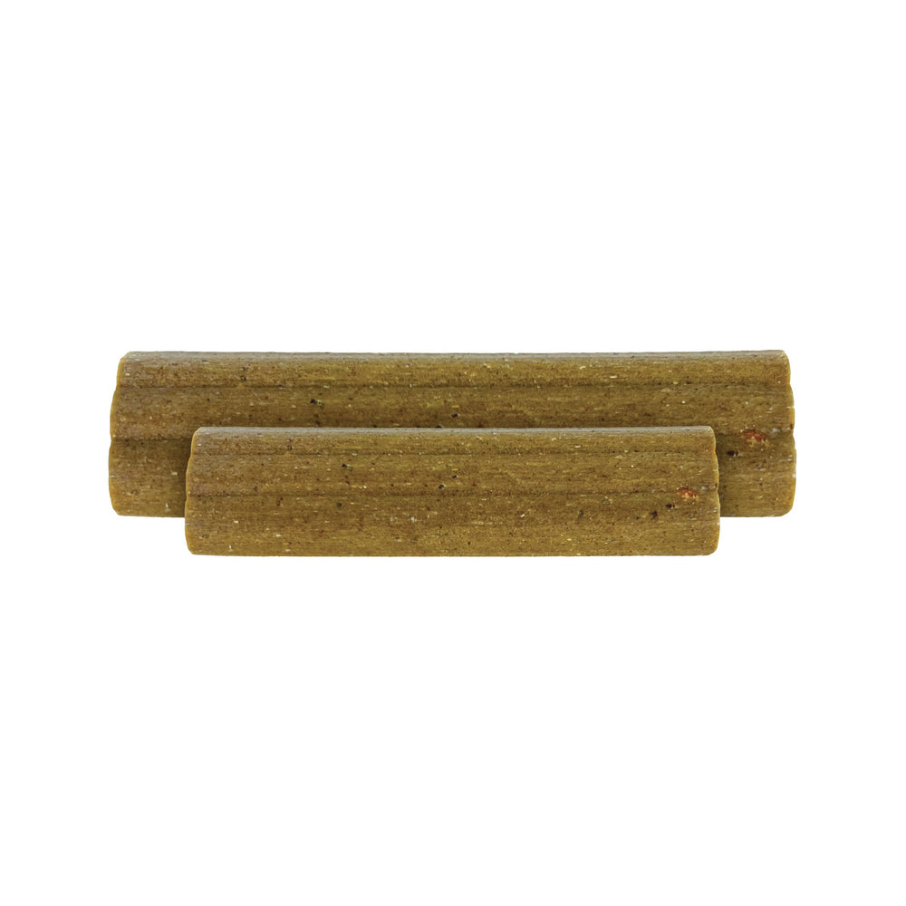 KONG Stuff'n Ziggies small-dog treat showing enhanced recipe and chew-friendly design.