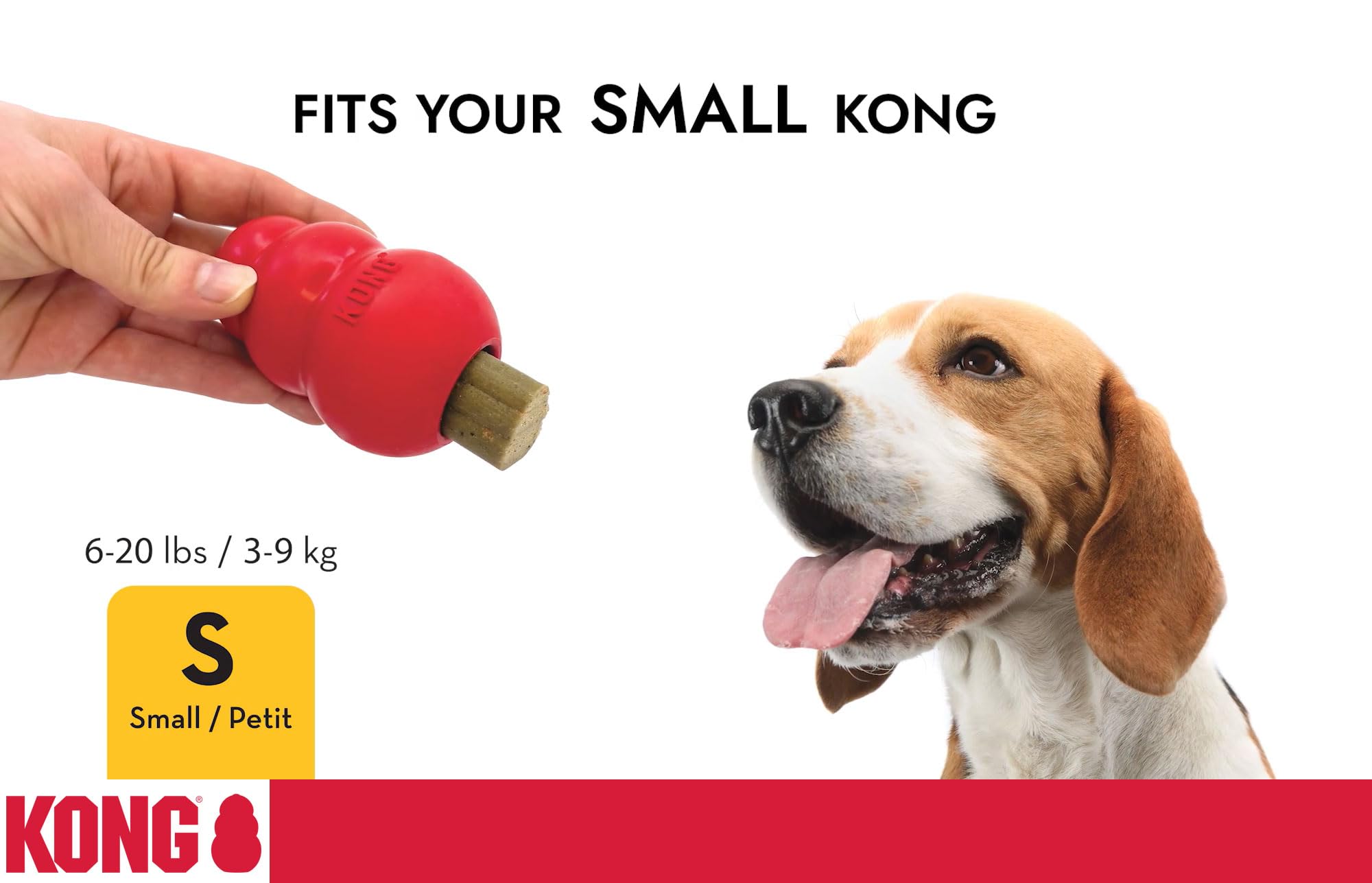 KONG Stuff'n Ziggies small-pack3 bags with inviting aroma for enrichment sessions.