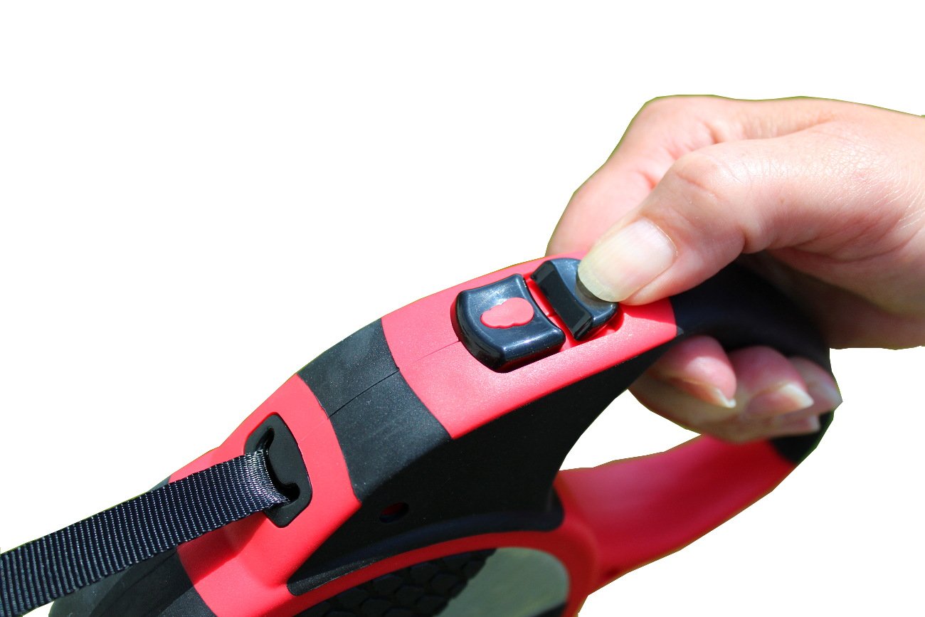 KONG Terrain small red dog leash ready for compact dogs on walks