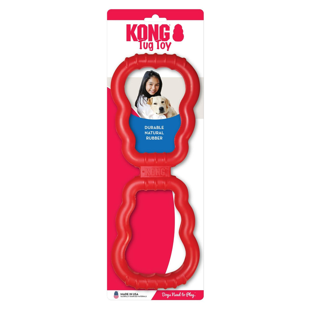 KONG Tug Toy safety note encourages inspection and maintenance for longevity.