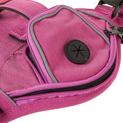 KONG Ultra Durable Harness back view highlights D-rings and reflective piping.