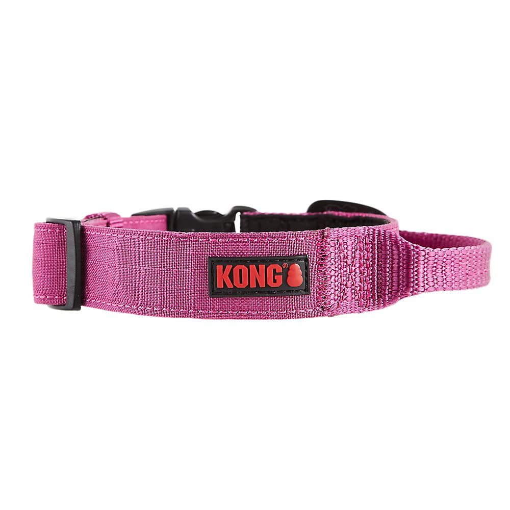 KONG ultra durable padded collar closeup-buckle showing secure fit and lasting durability