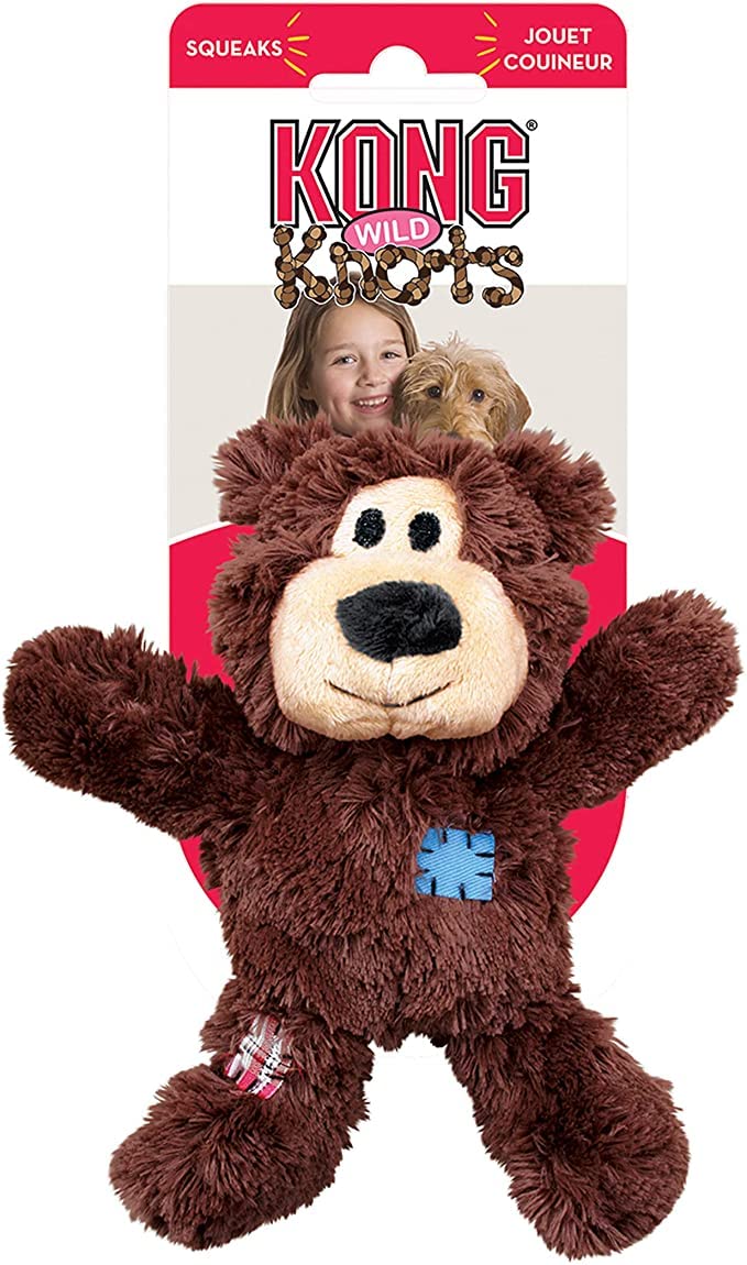 KONG Wild Knots Bears compact size for easy transport on trips