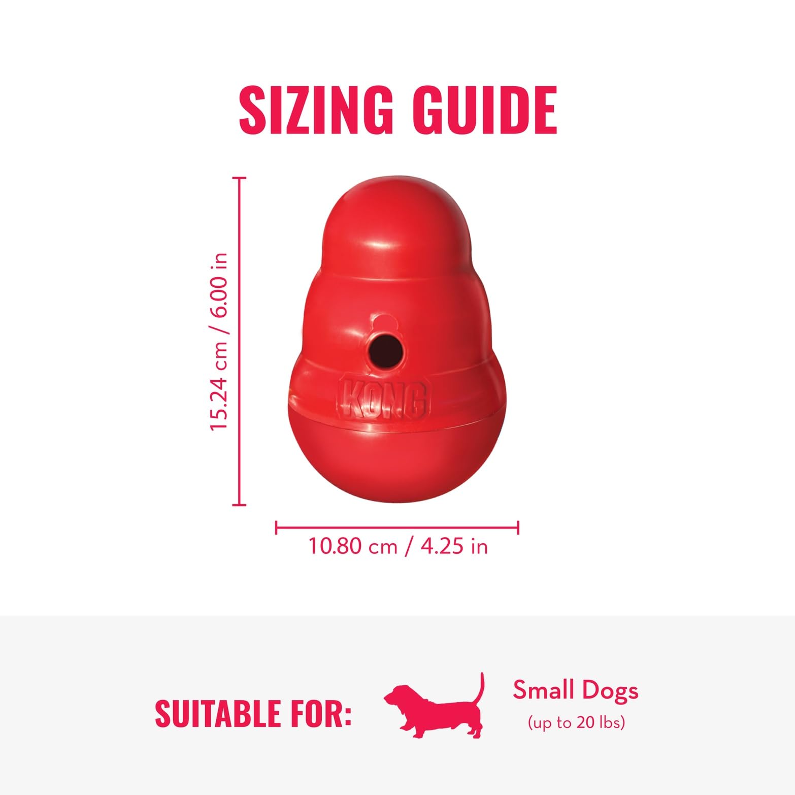 KONG Wobbler extended-mealtime weight-management by promoting slower eating