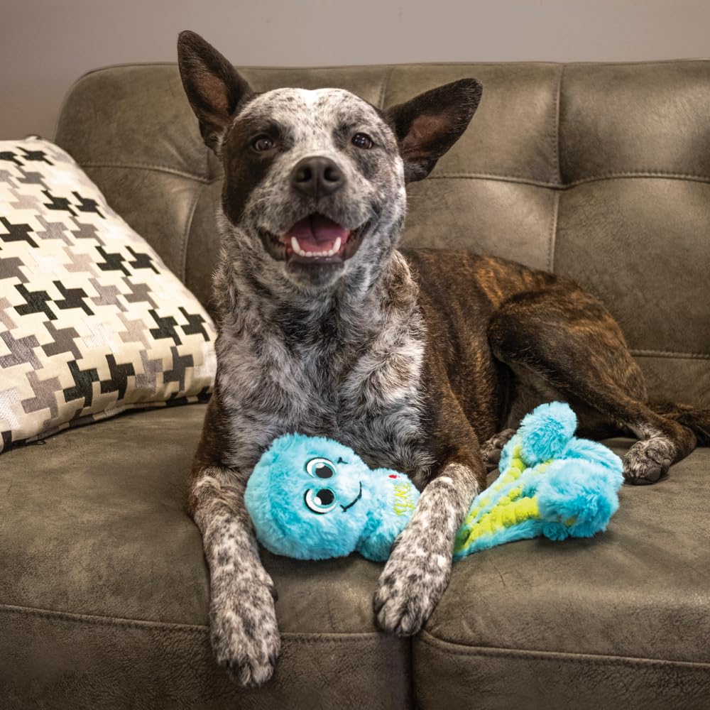 KONG Wubba Octopus compact design is easy to carry for on-the-go play.