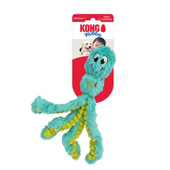 KONG Wubba Octopus squeaker sustains excitement during play and training sessions.