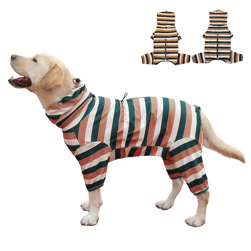 KOOGAL dog pajamas 2XL fit on a large dog for flexible, all-day comfort.