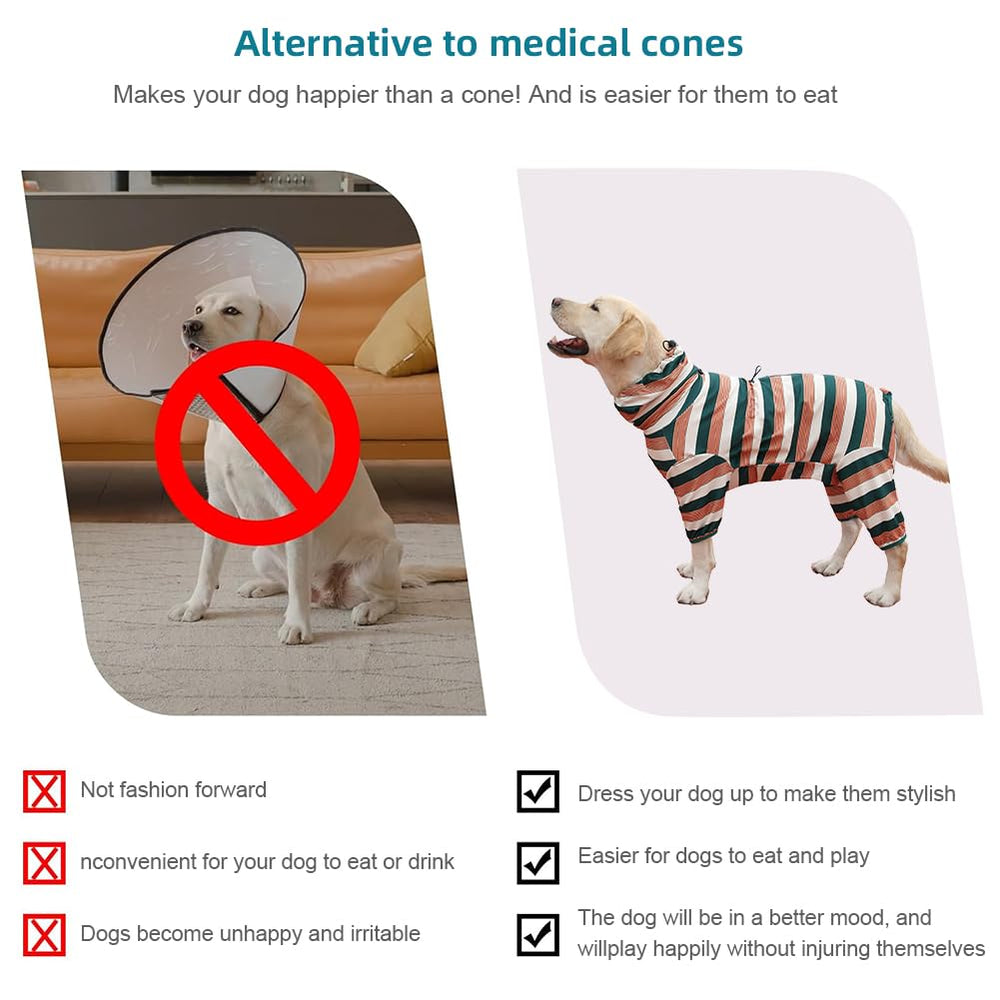 KOOGAL dog pajamas on recovery-friendly setup showing gentle support.