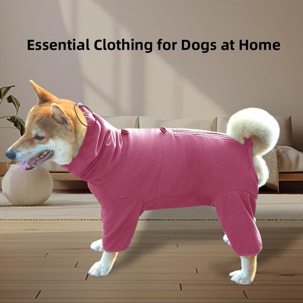 KOOGAL dog pajamas red packaging product shot emphasizes ready-to-wear convenience.