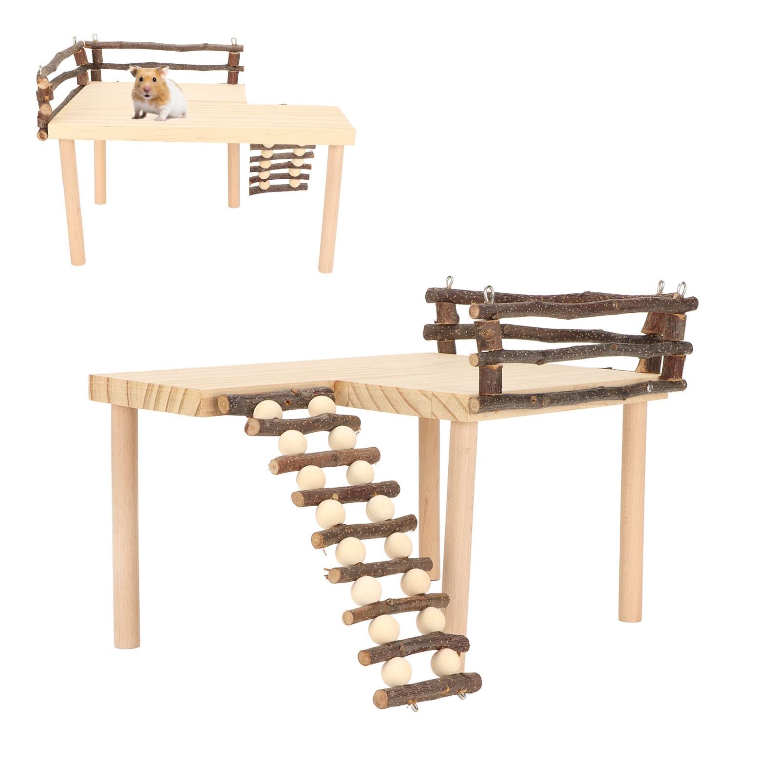 KooingTech wooden ladder and screws illustrate sturdy, quick assembly