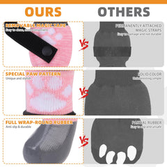 KOOLTAIL adjustable magic-strap secures socks during walks.