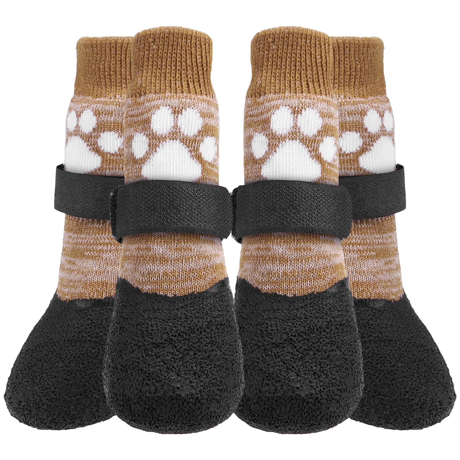 KOOLTAIL anti-slip dog socks with rubber sole for better grip on wet or slick surfaces
