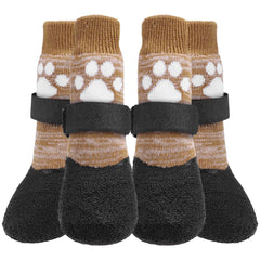 KOOLTAIL anti-slip dog socks with rubber sole for better grip on wet or slick surfaces