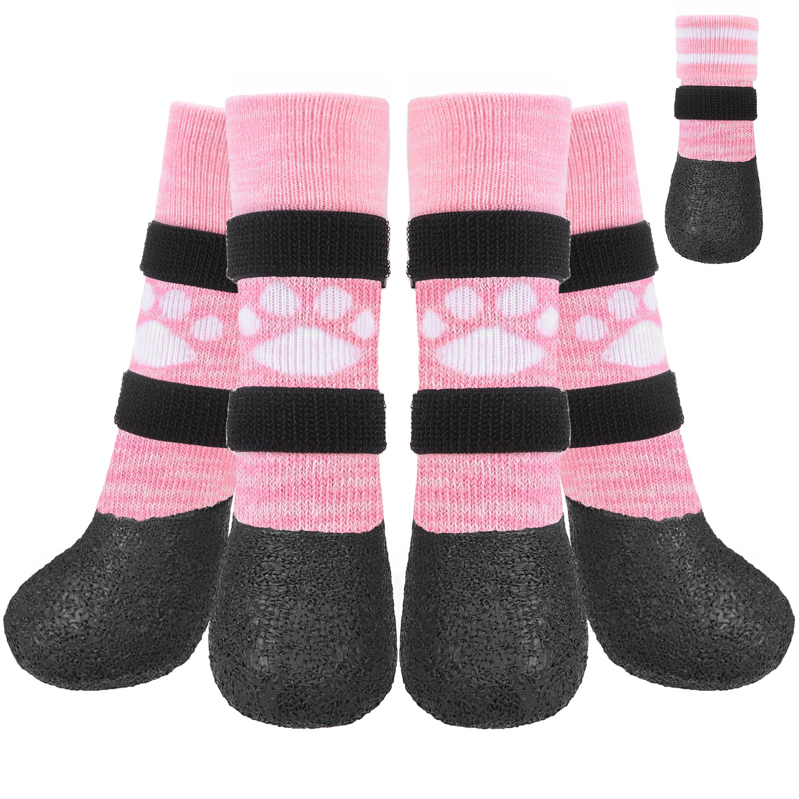 KOOLTAIL anti-slip socks with traction bottom for secure footing on slick hardwood floors