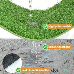 KOOLTAIL artificial turf texture closeup highlights soft non-slip surface.