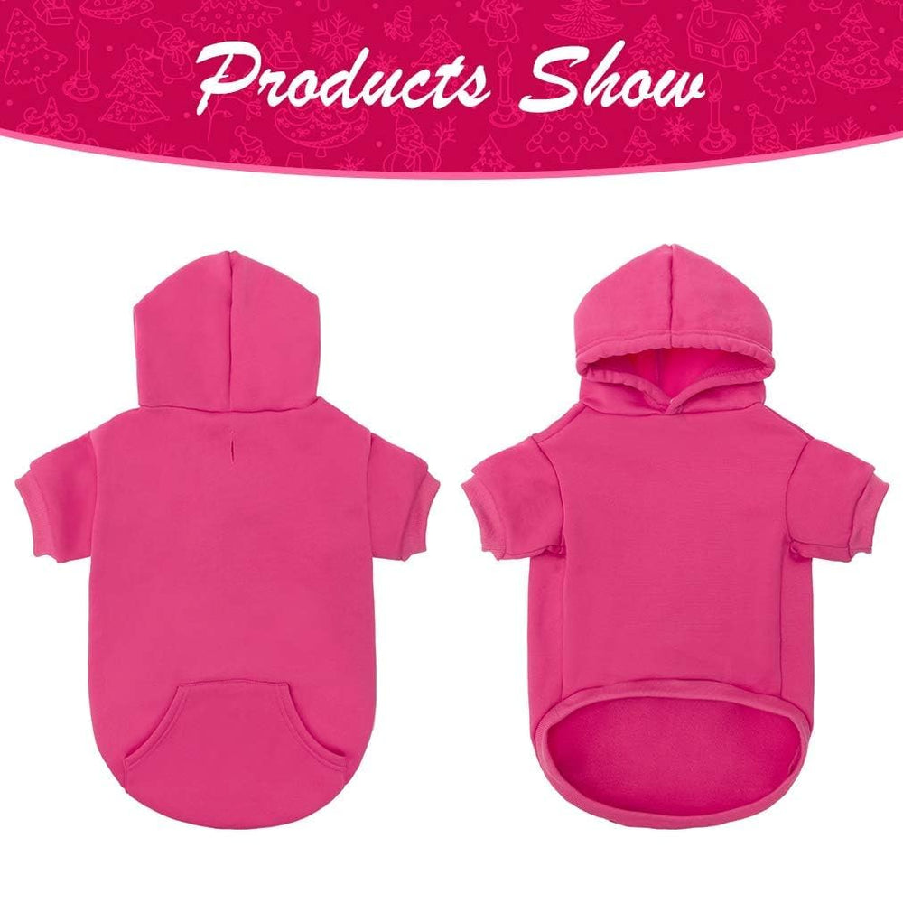 KOOLTAIL Basic dog hoodie back view with sporty silhouette for large dogs