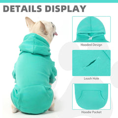 KOOLTAIL Basic Dog Hoodie inner-soft nap closeup reveals plush warmth