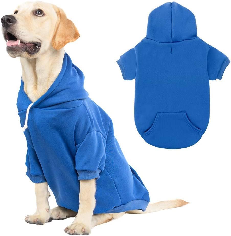KOOLTAIL Basic Dog Hoodie leash hole closeup for easy outdoor walks