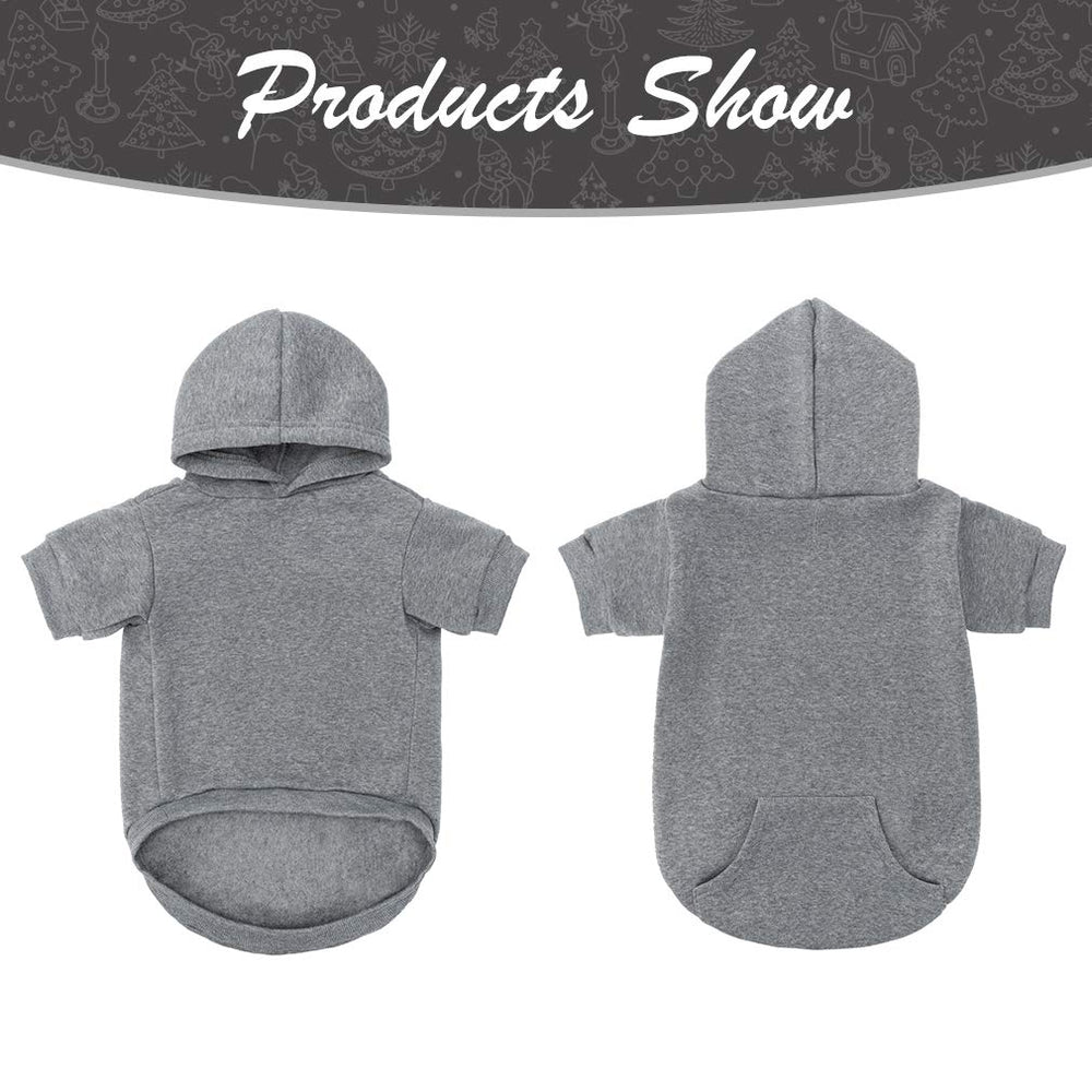 KOOLTAIL Basic Dog Hoodie leash hole and pocket offer convenient daily-use features.