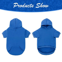 KOOLTAIL Basic Dog Hoodie pocket detail ideal for small items