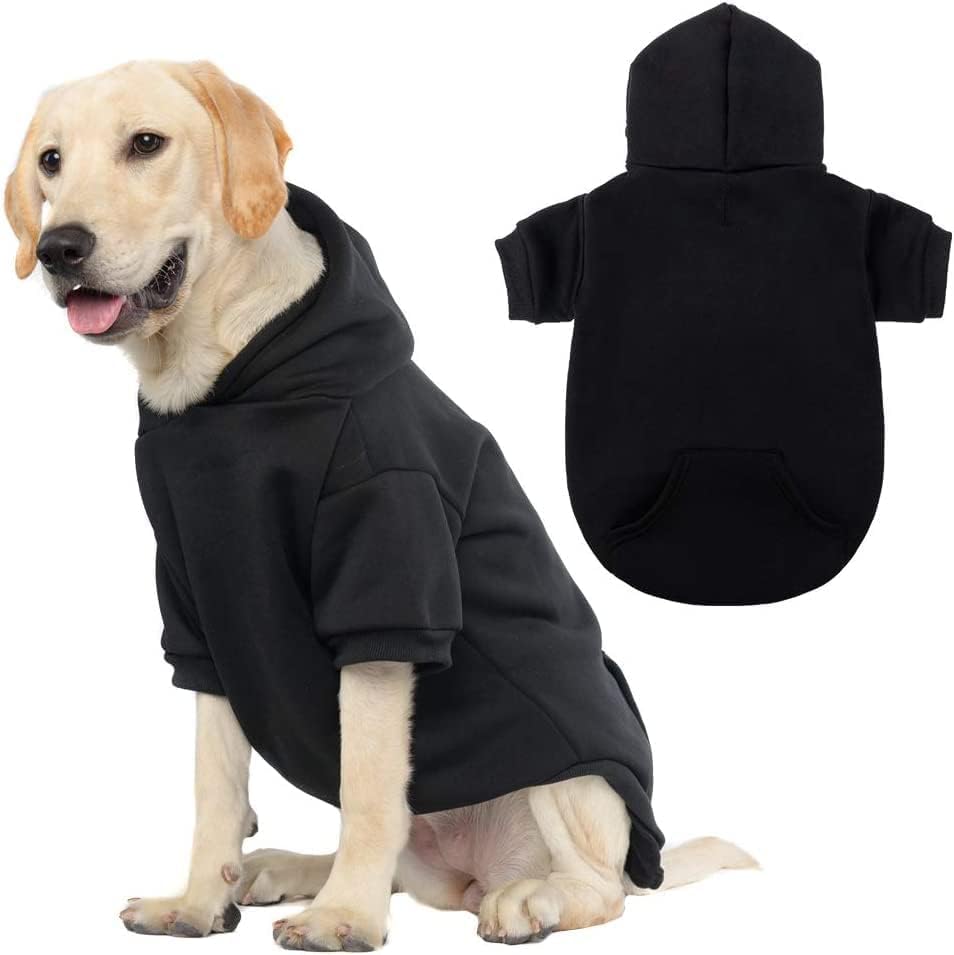 KOOLTAIL Basic Dog Hoodie side view showing leash hole for easy control