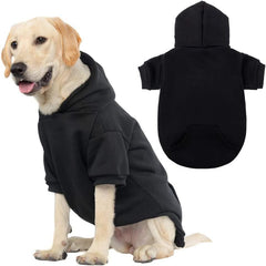 KOOLTAIL Basic Dog Hoodie side view showing leash hole for easy control