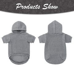 KOOLTAIL Basic Dog Hoodie side view highlights sport-coat style for dogs