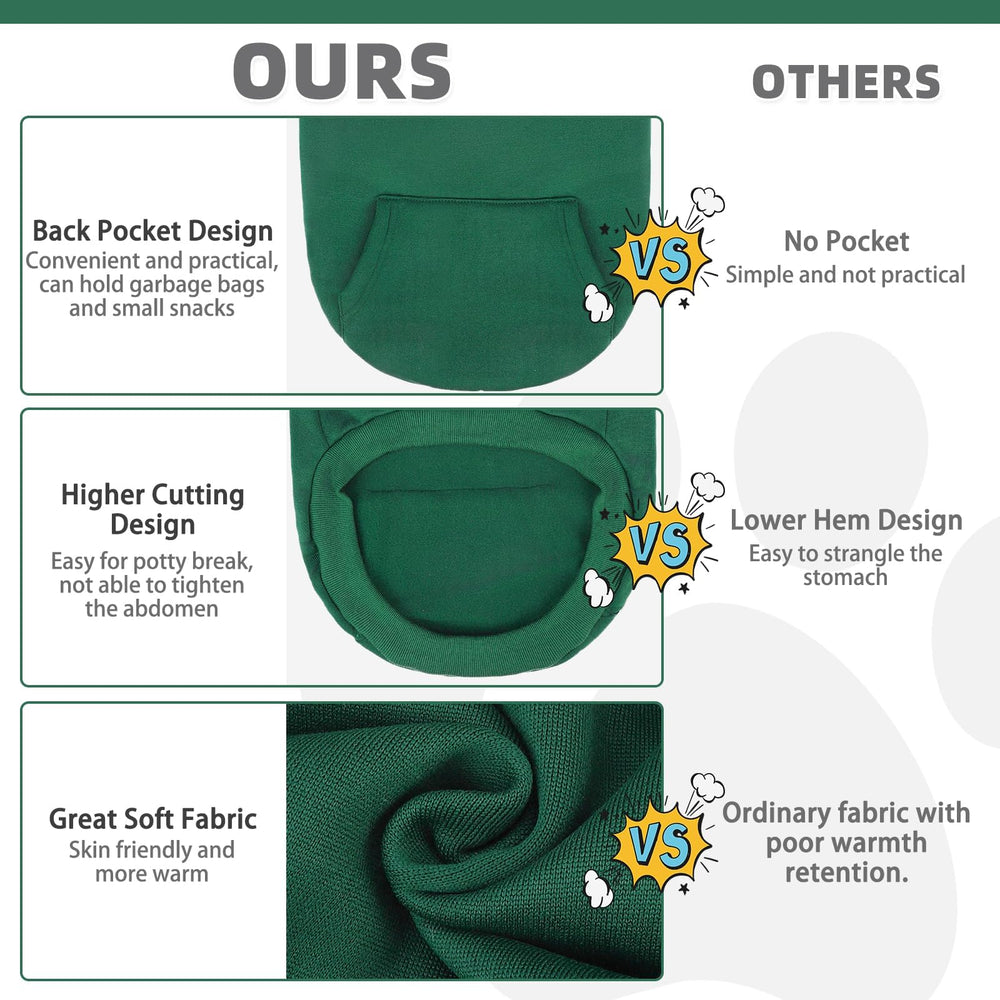 KOOLTAIL Basic Dog Hoodie machine washable for easy care