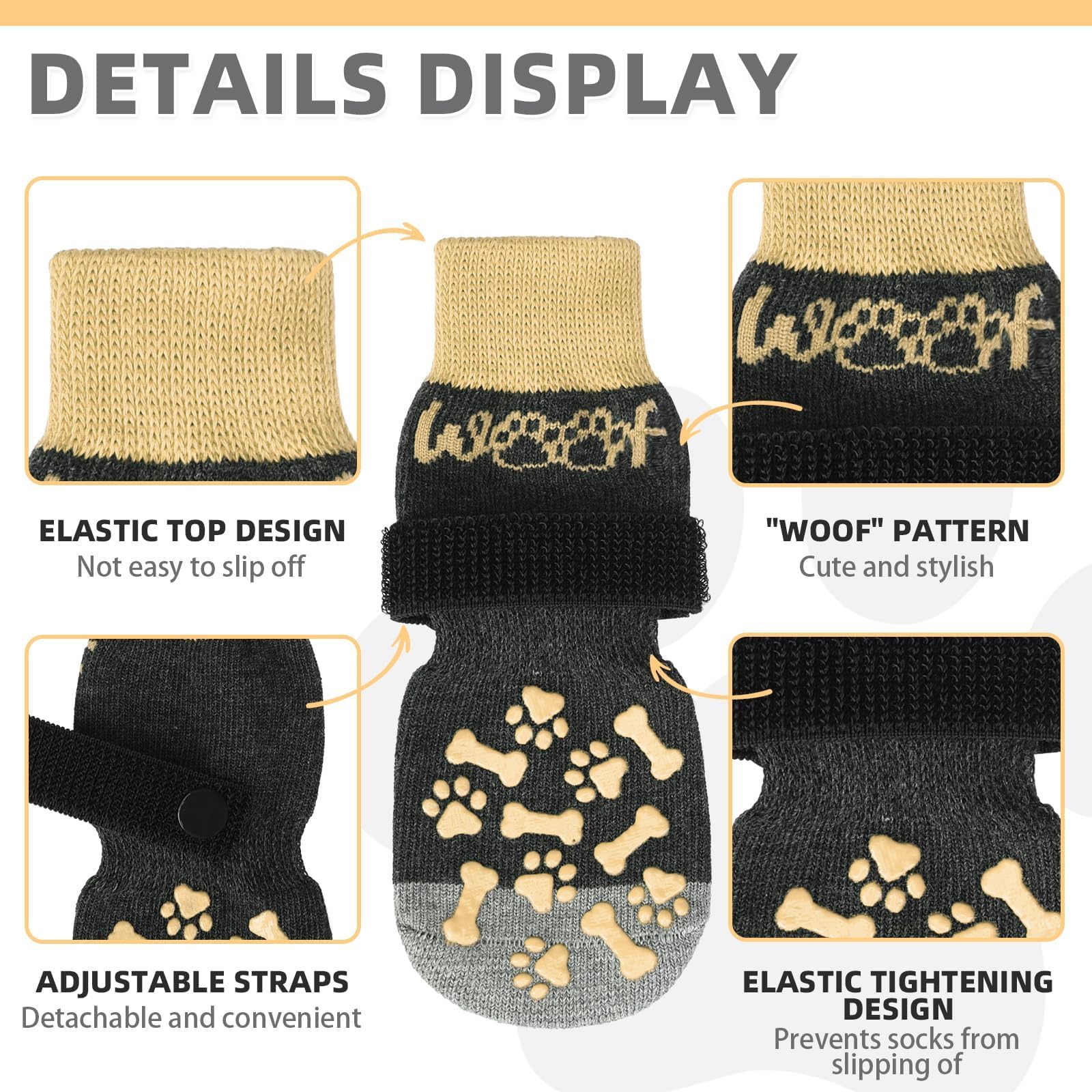 KOOLTAIL botas antipdeslizantes para perro sobre piso liso con mayor tracción.