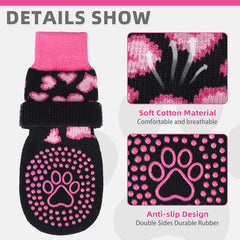 Botas KOOLTAIL para perros, sujeción doble proporciona mejor agarre en suelos.