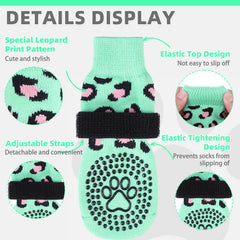 KOOLTAIL calcetines para perros mostrando adherencia en ambos lados