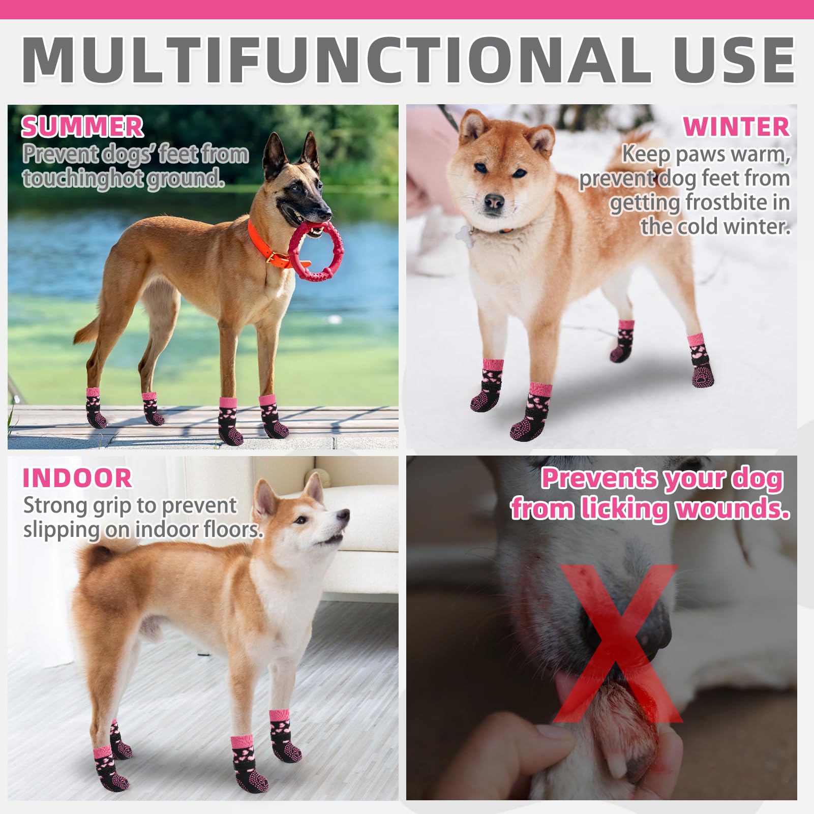 KOOLTAIL calcetines evitan arañazos en muebles y suelos.