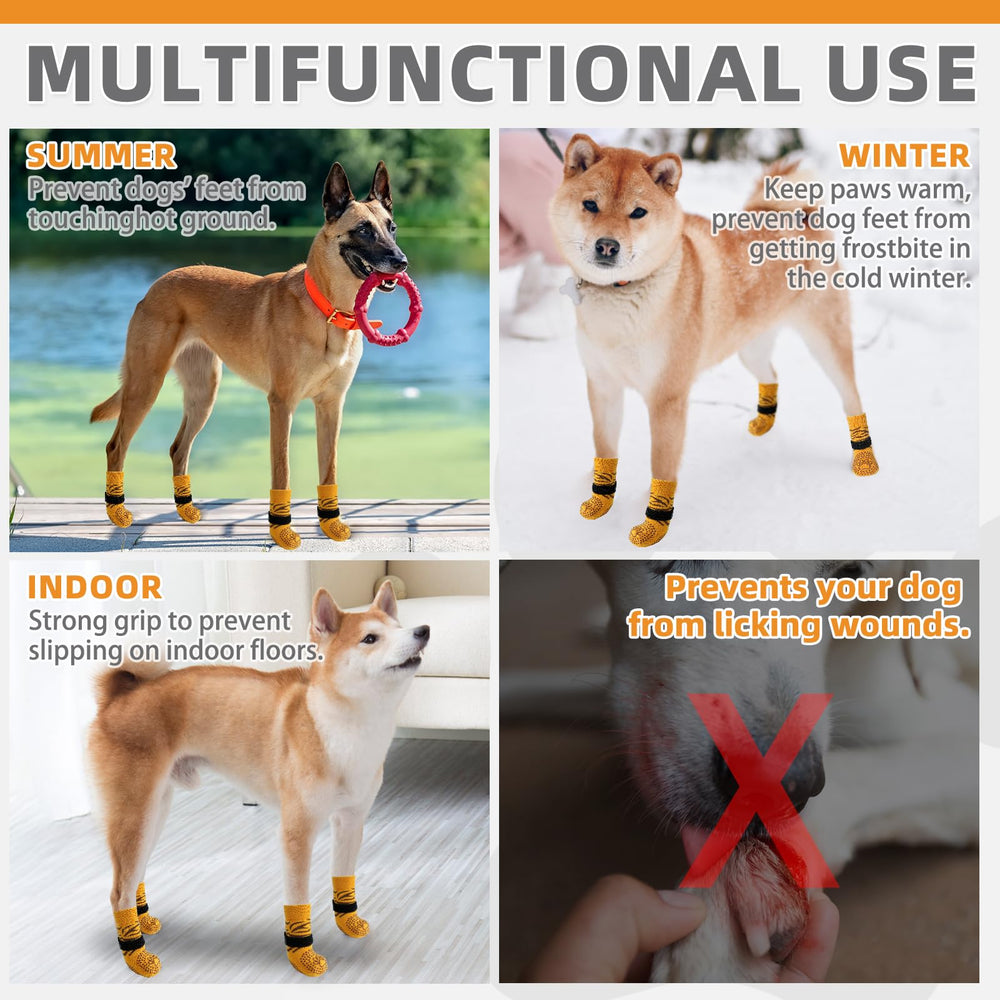 KOOLTAIL calcetines para perro: protección de patas y prevención de arañazos en superficies.