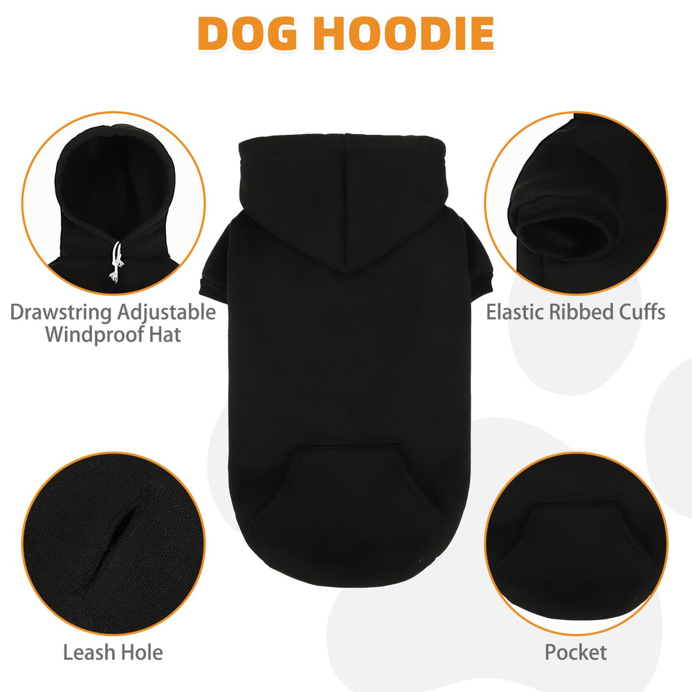 KOOLTAIL Dachshund Hoodie leash hole enables safe leash attachment.