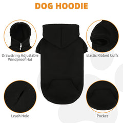 KOOLTAIL Dachshund Hoodie leash hole enables safe leash attachment.