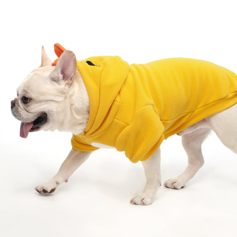 KOOLTAIL dog duck costume leash-hole view promotes easy outdoor outings.