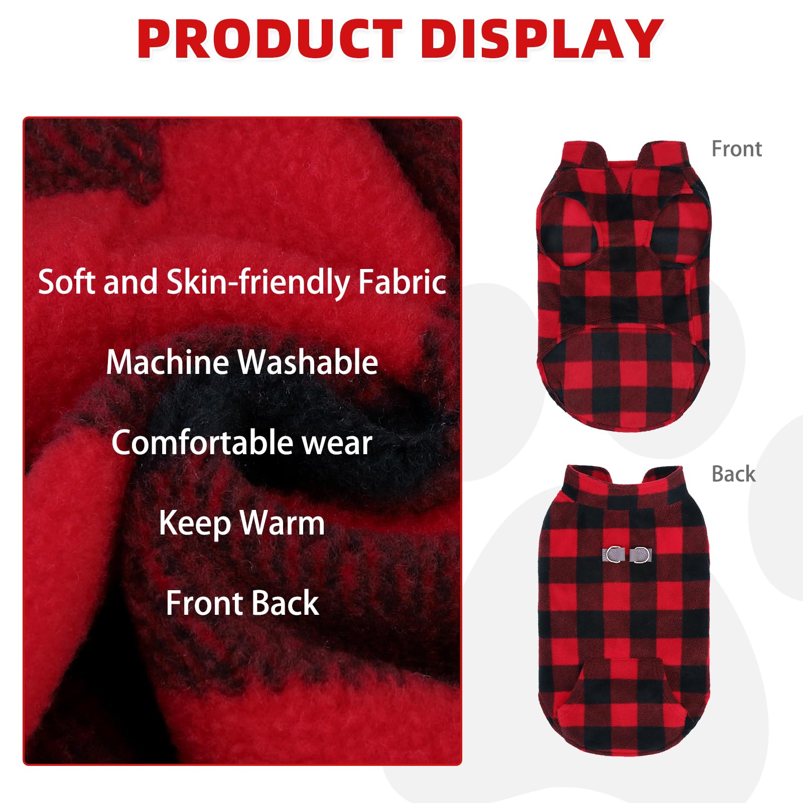 KOOLTAIL warm dog jacket features convenient pocket for small items.