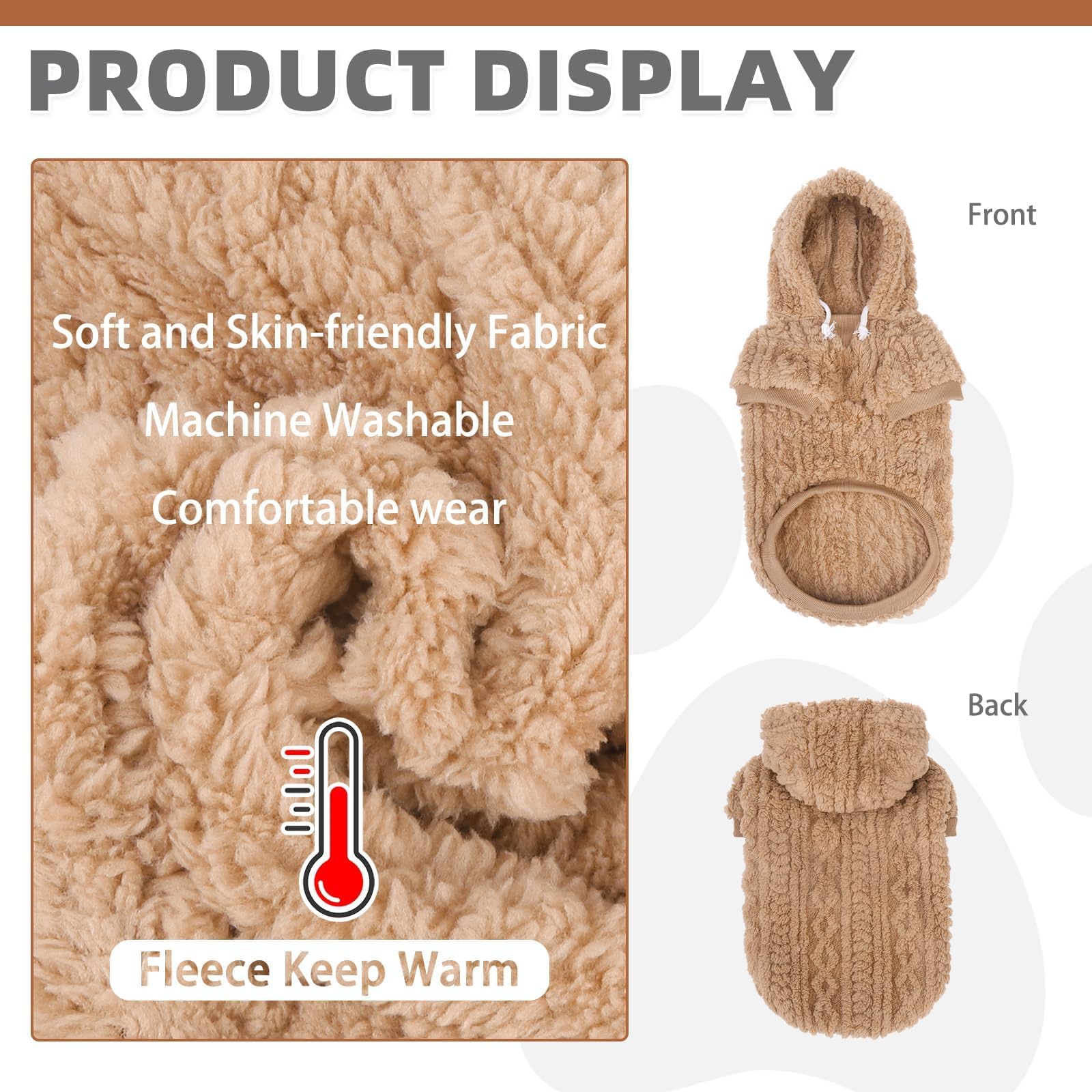 KOOLTAIL dog hoodie with leash hole design for easy outdoor walks.