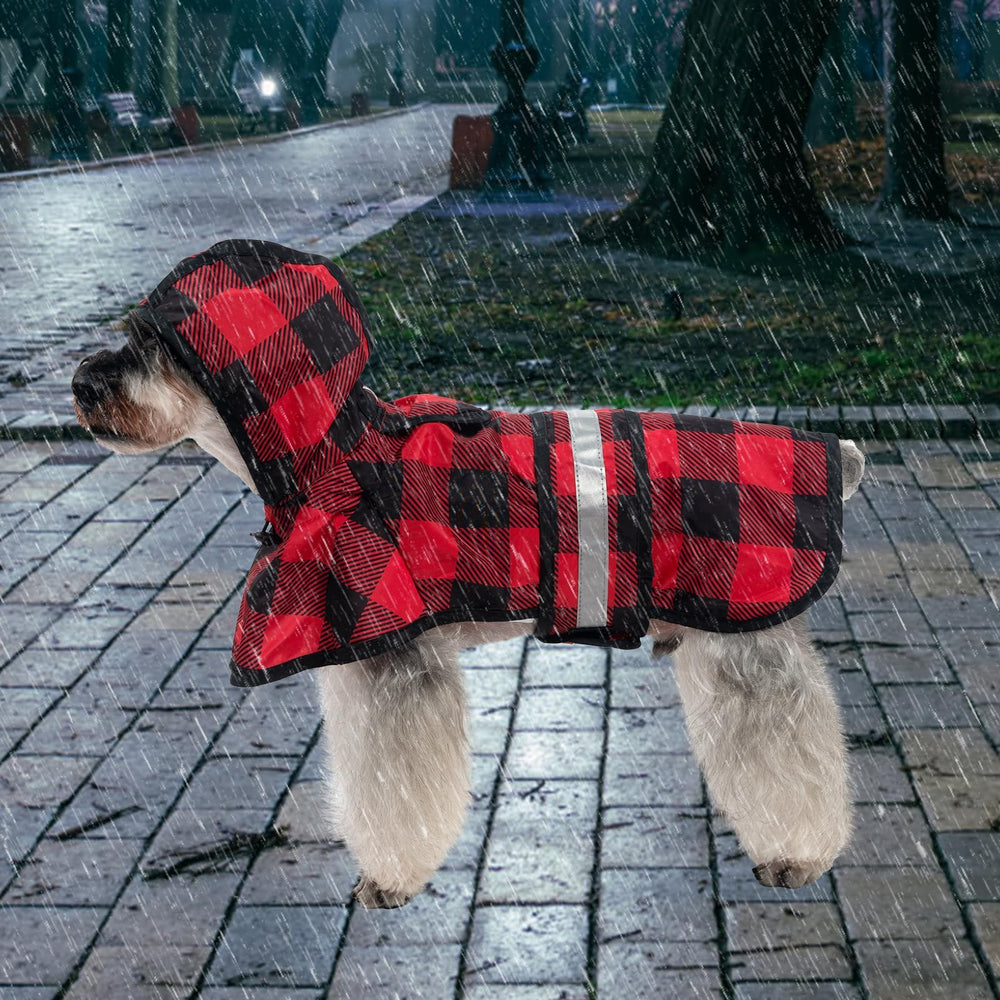 KOOLTAIL hood elastic buckle detail shows secure fit for windy or active dogs