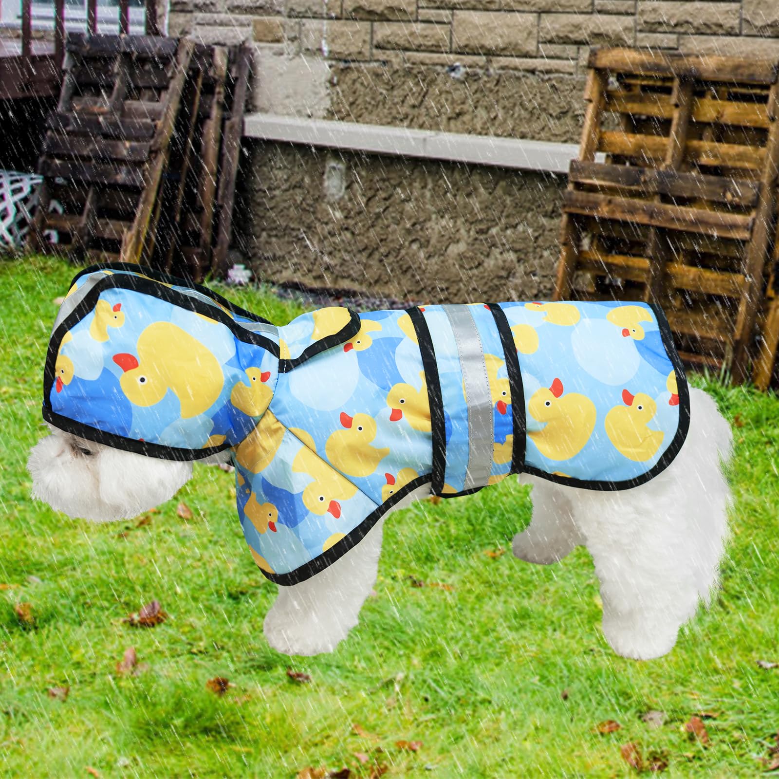 KOOLTAIL waterproof fabric close-up suggests durable rain protection.
